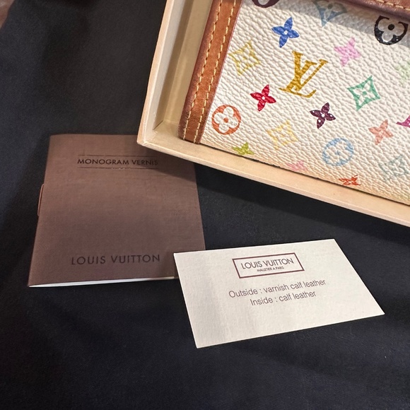 Louis Vuitton TH0044 Multicolor Wallet Takashi Murakami Sarah Flap (2000-2009) - Picture 5 of 13